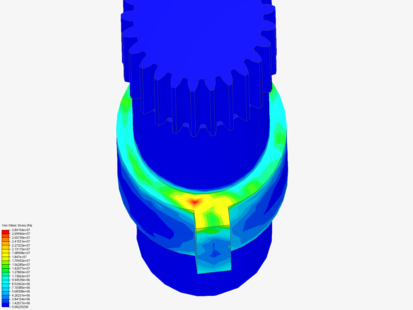 Output shaft by jeremiahdbrenn simscale