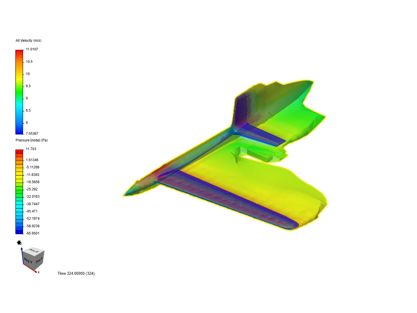 3D Printed glider CFD analysis image