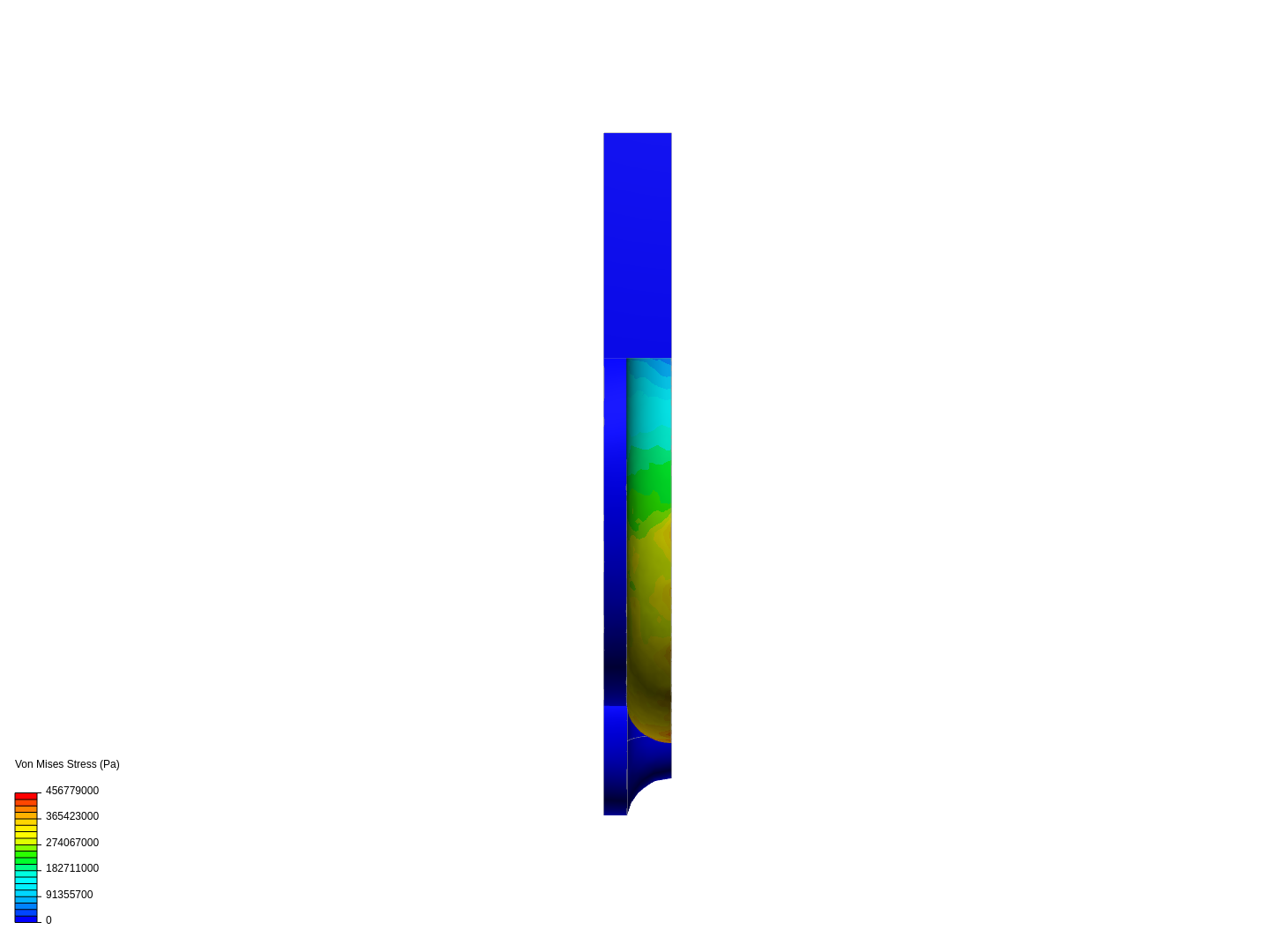 Bending of an Aluminium Pipe Simulation with FEA - Copy image