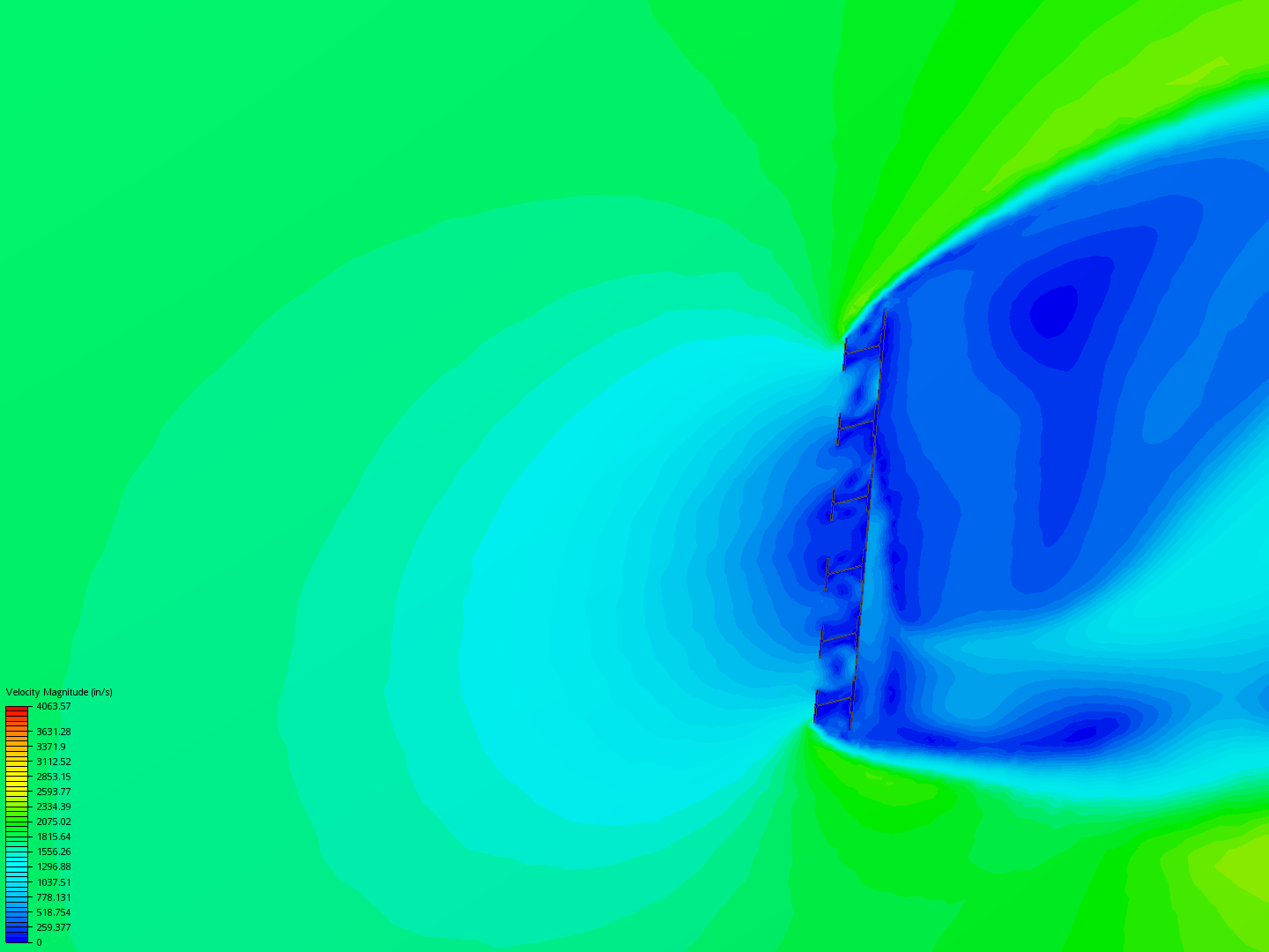 BH-2 Bulkhead Wind Load by josephekey | SimScale