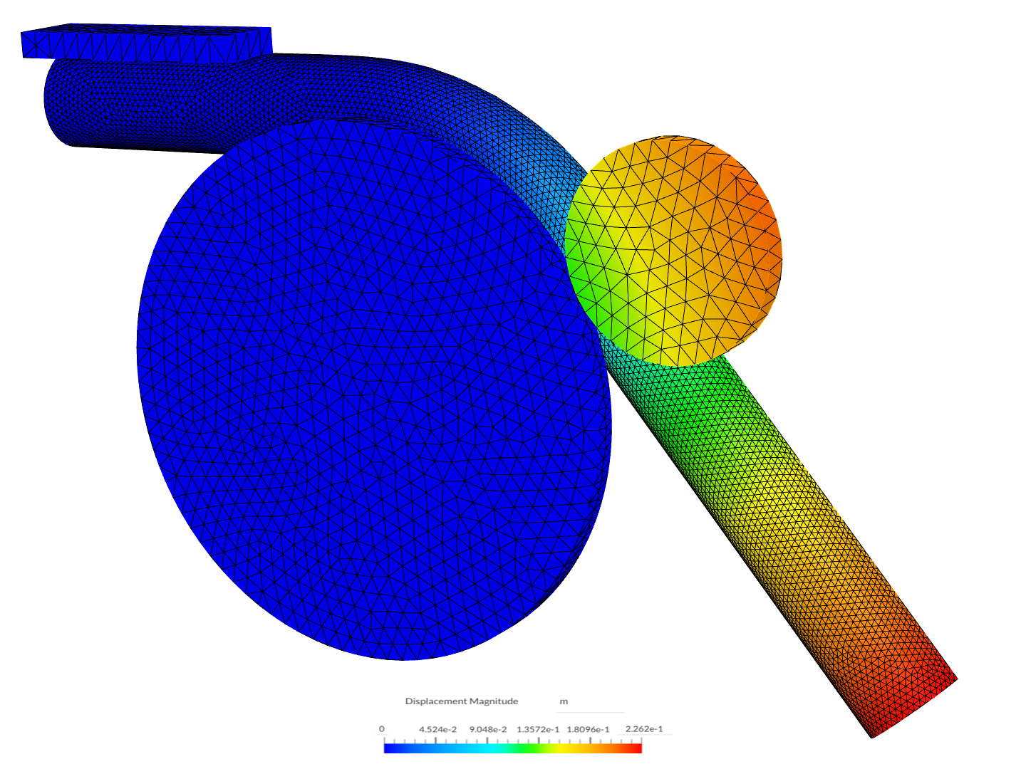 Bending of an Aluminium Pipe Simulation with FEA image