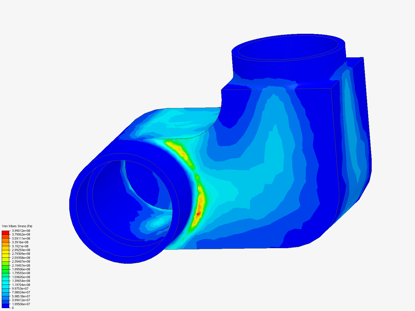 Compound elbow by jpappachan11 | SimScale