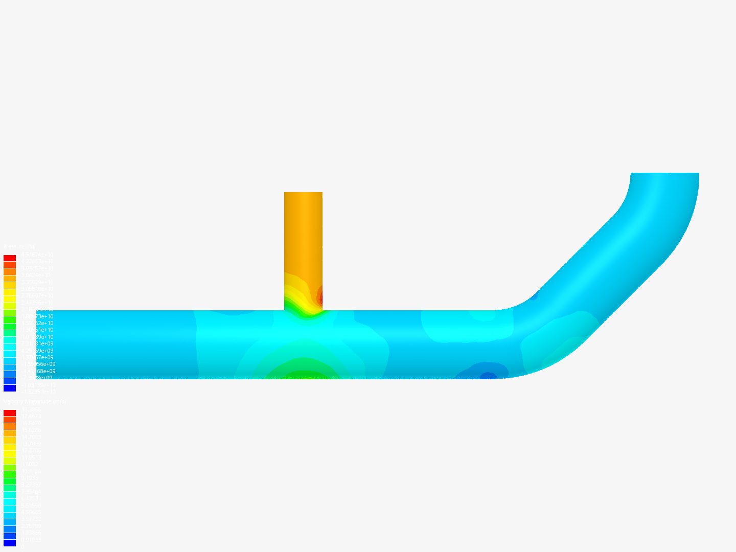 Tutorial 2: Pipe junction flow by jskehan | SimScale