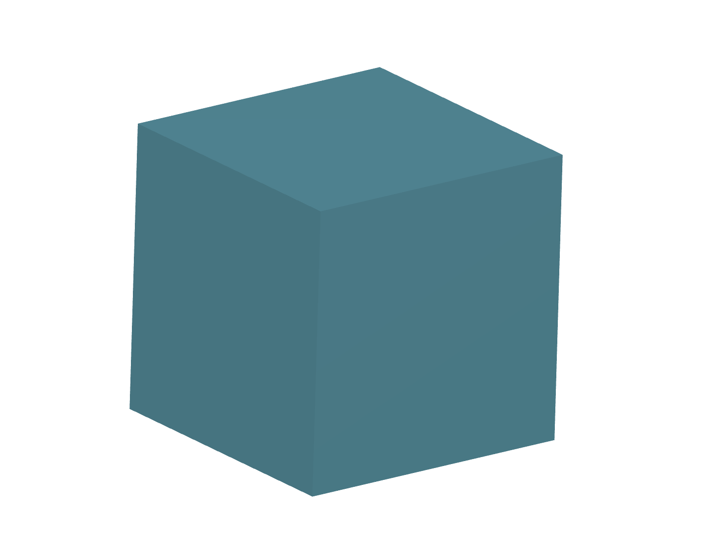 Cube analysis image