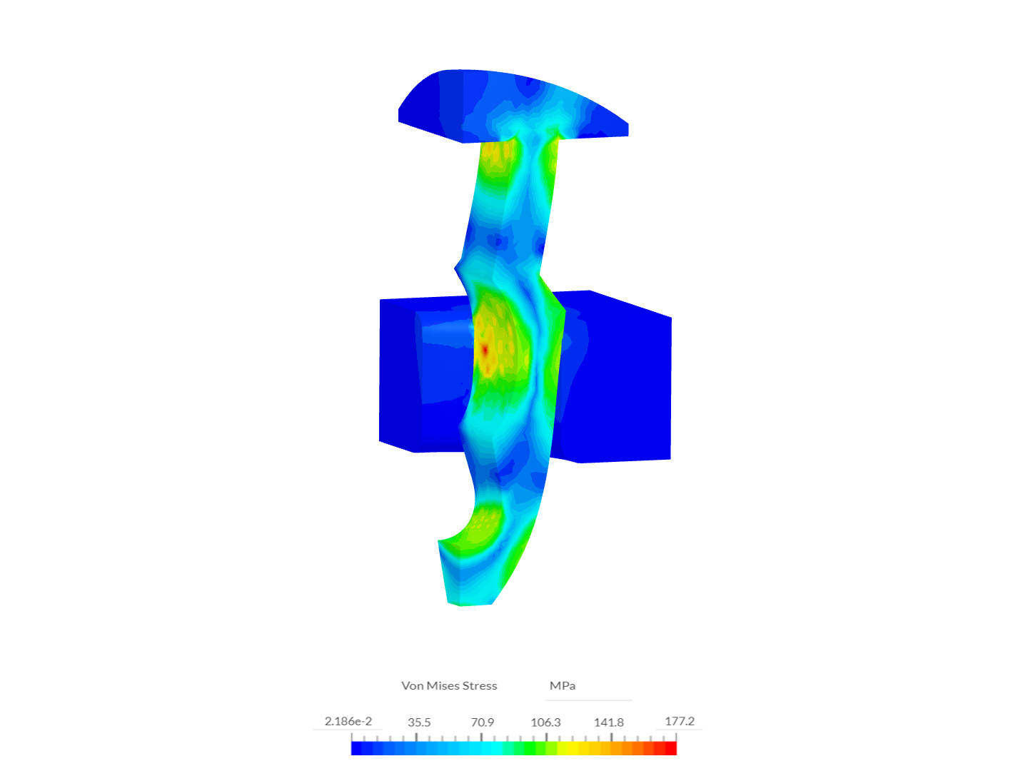 test plasc push pin by kaitosan | SimScale