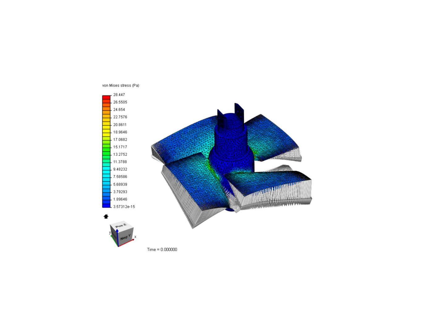 FEA Analysis of Hydro turbine image