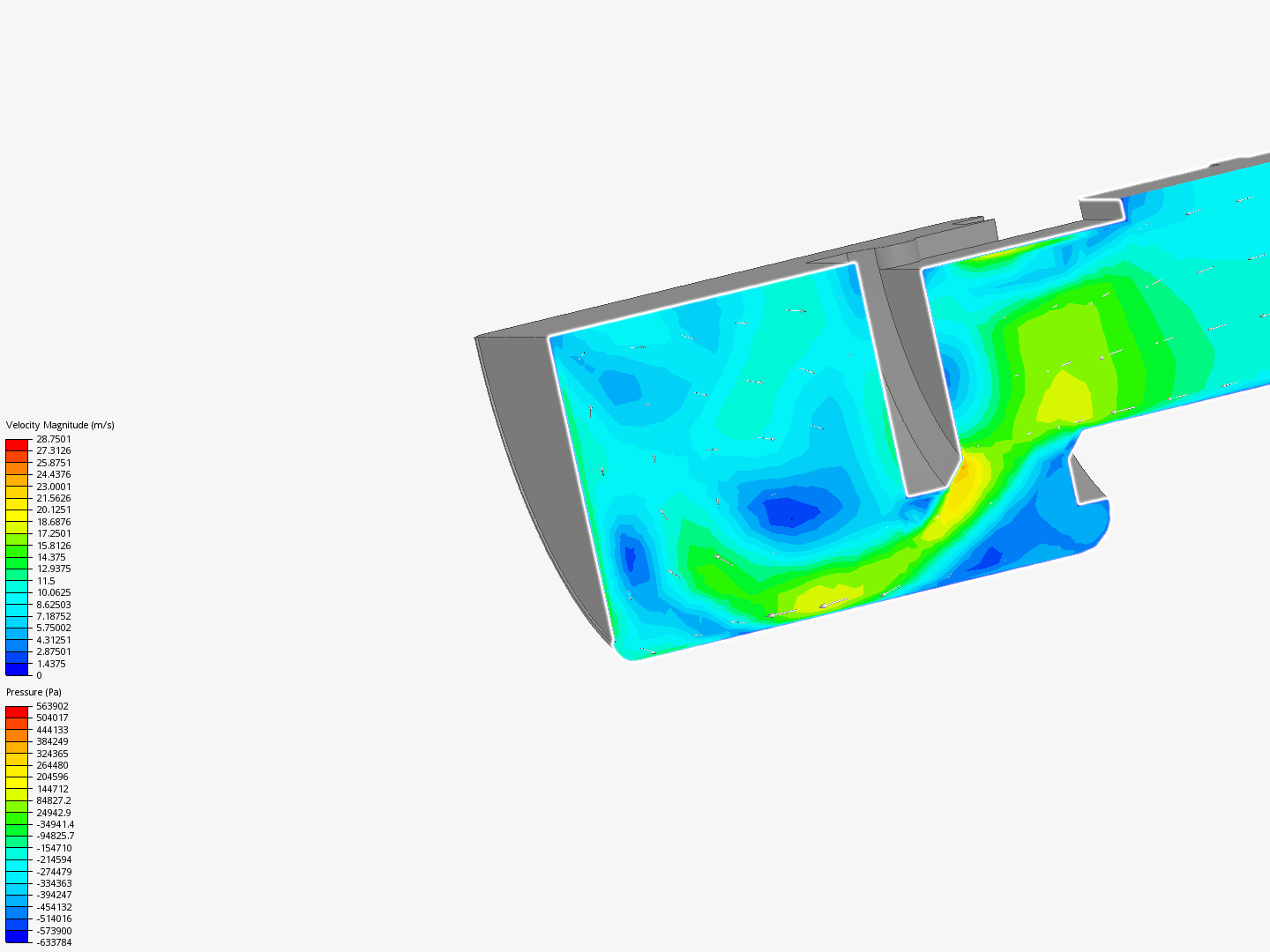 Tutorial: Fluid Flow Through a Valve image