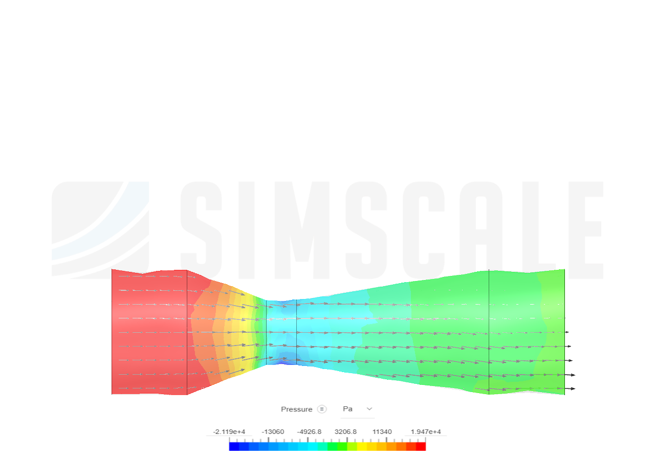 Causaren Venturi Meter (MatE 107) by kcausaren | SimScale