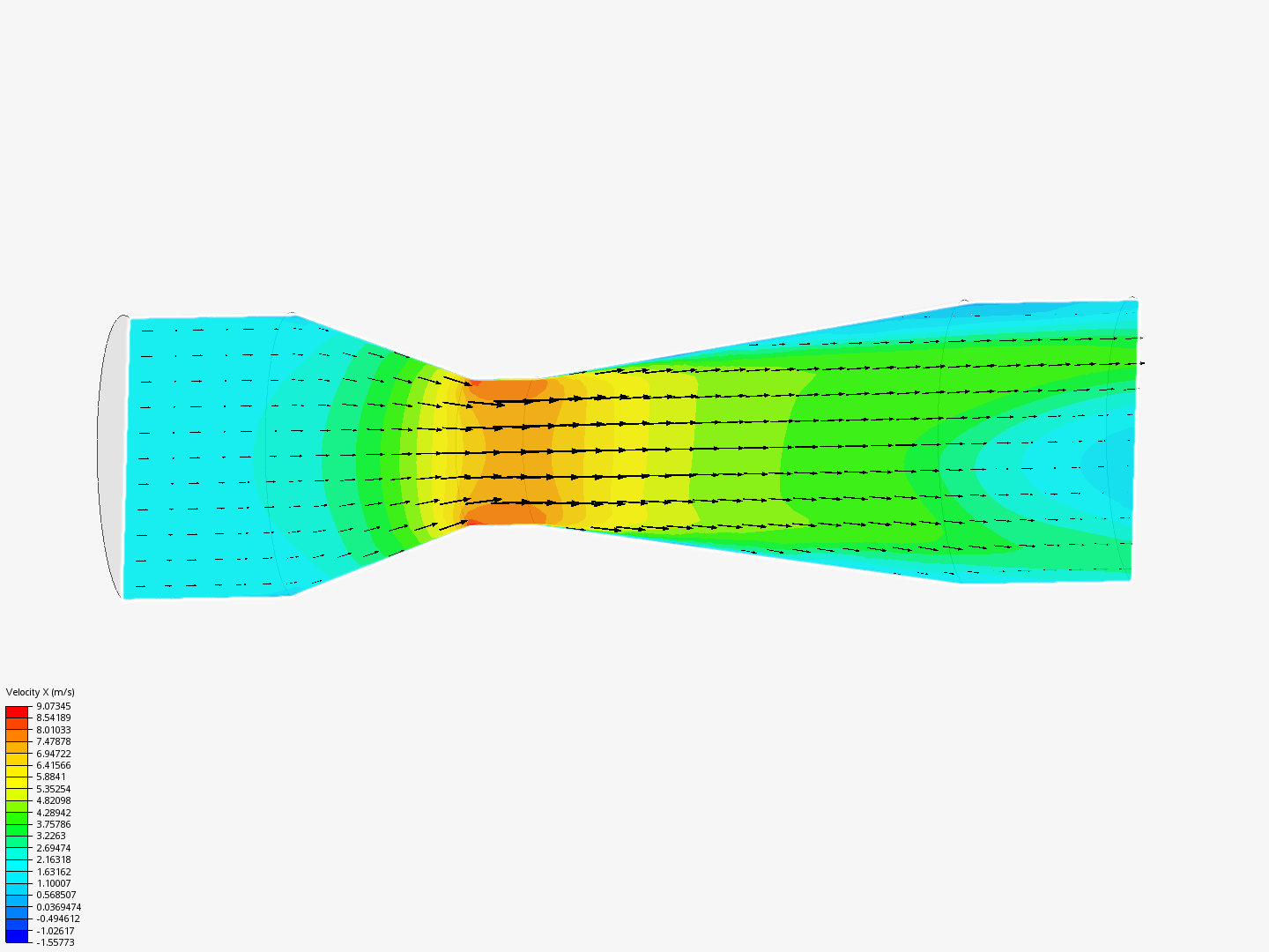 Venturi Meter (MatE 107) - Mesh 6 by kcuerdo | SimScale