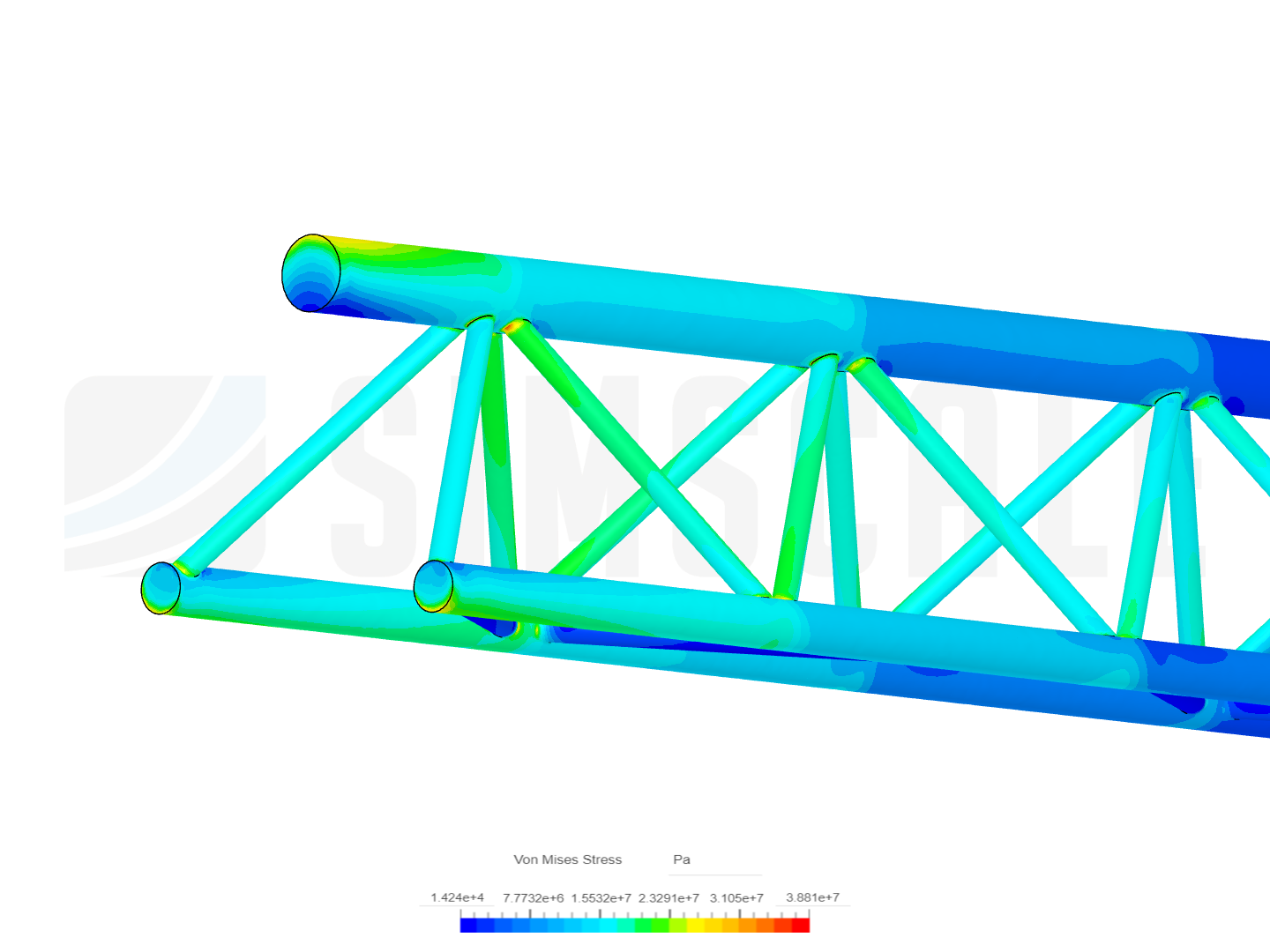 Tutorial - Linear static analysis of a crane by kfletcher | SimScale