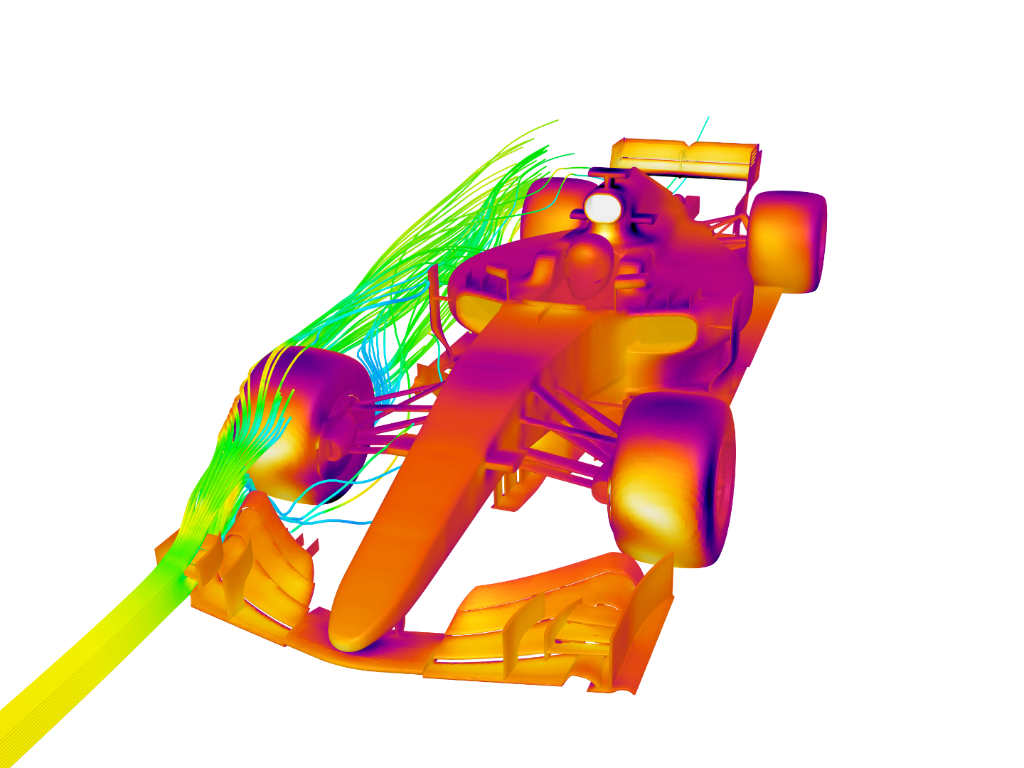 Steady State Incompressible F1 Aero Analysis image