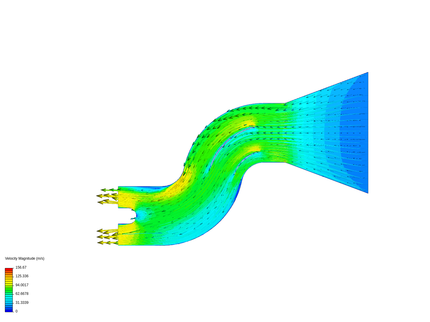 Air Duct Fluid flow analysis by krv_arunkumar | SimScale