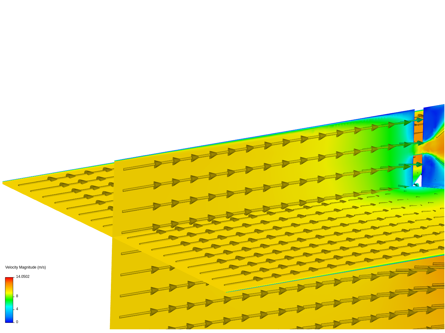 HVAC - obstacle flow sim by ktravnicek | SimScale