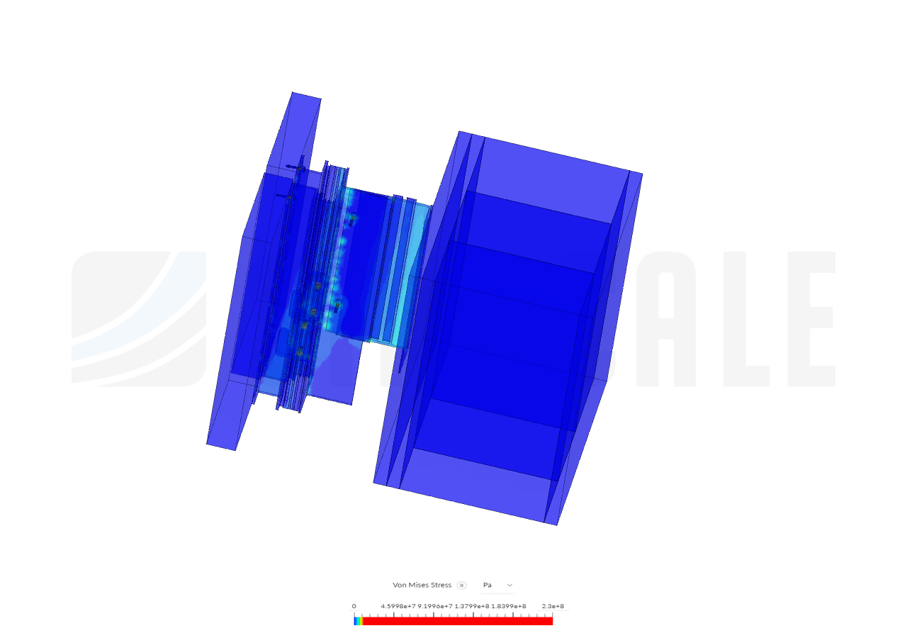 Hinge Structure Simulation - Copy by kyraarchi | SimScale...