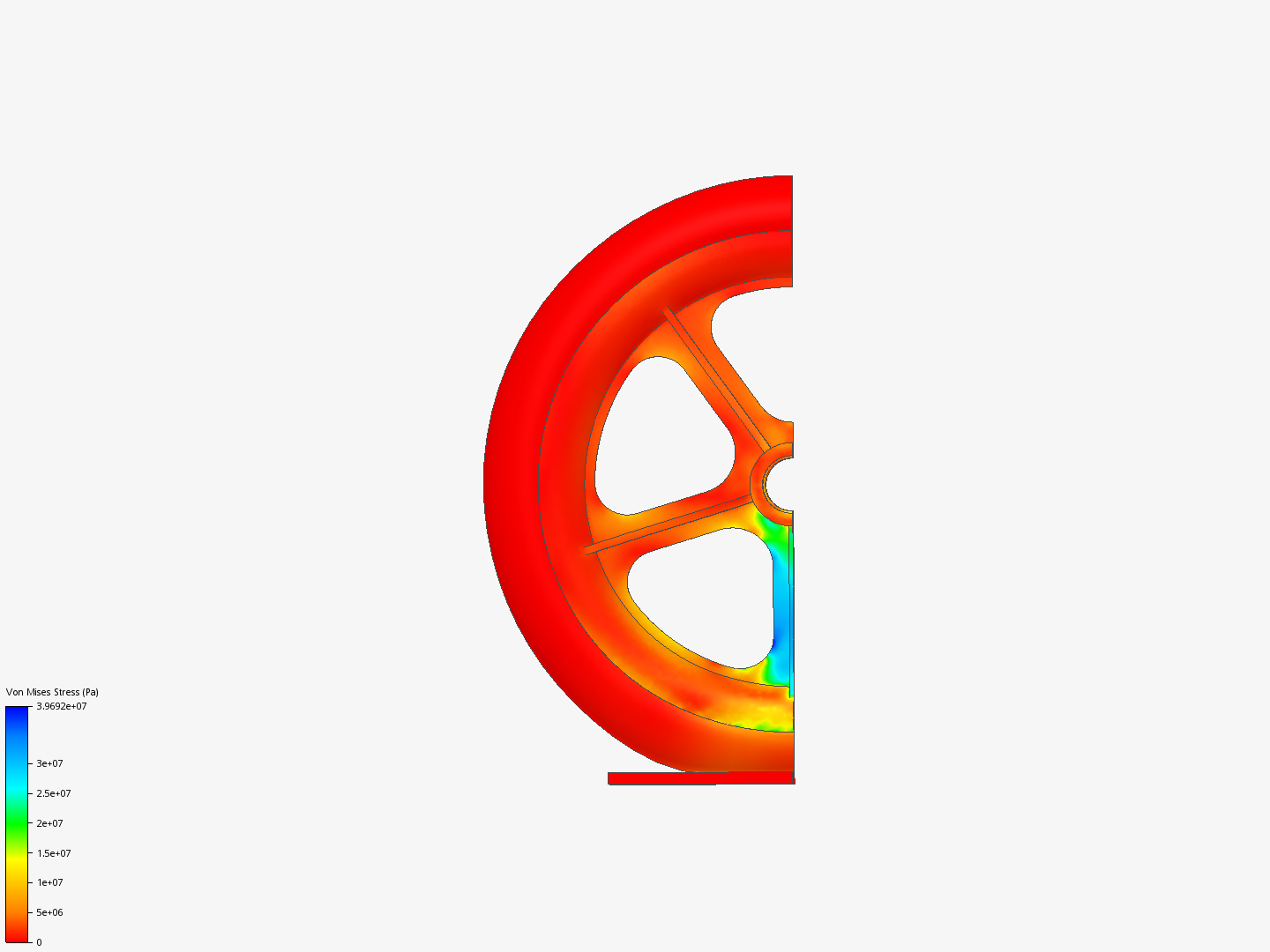 Tutorial: Nonlinear Analysis of a Wheel - Copy - Copy image
