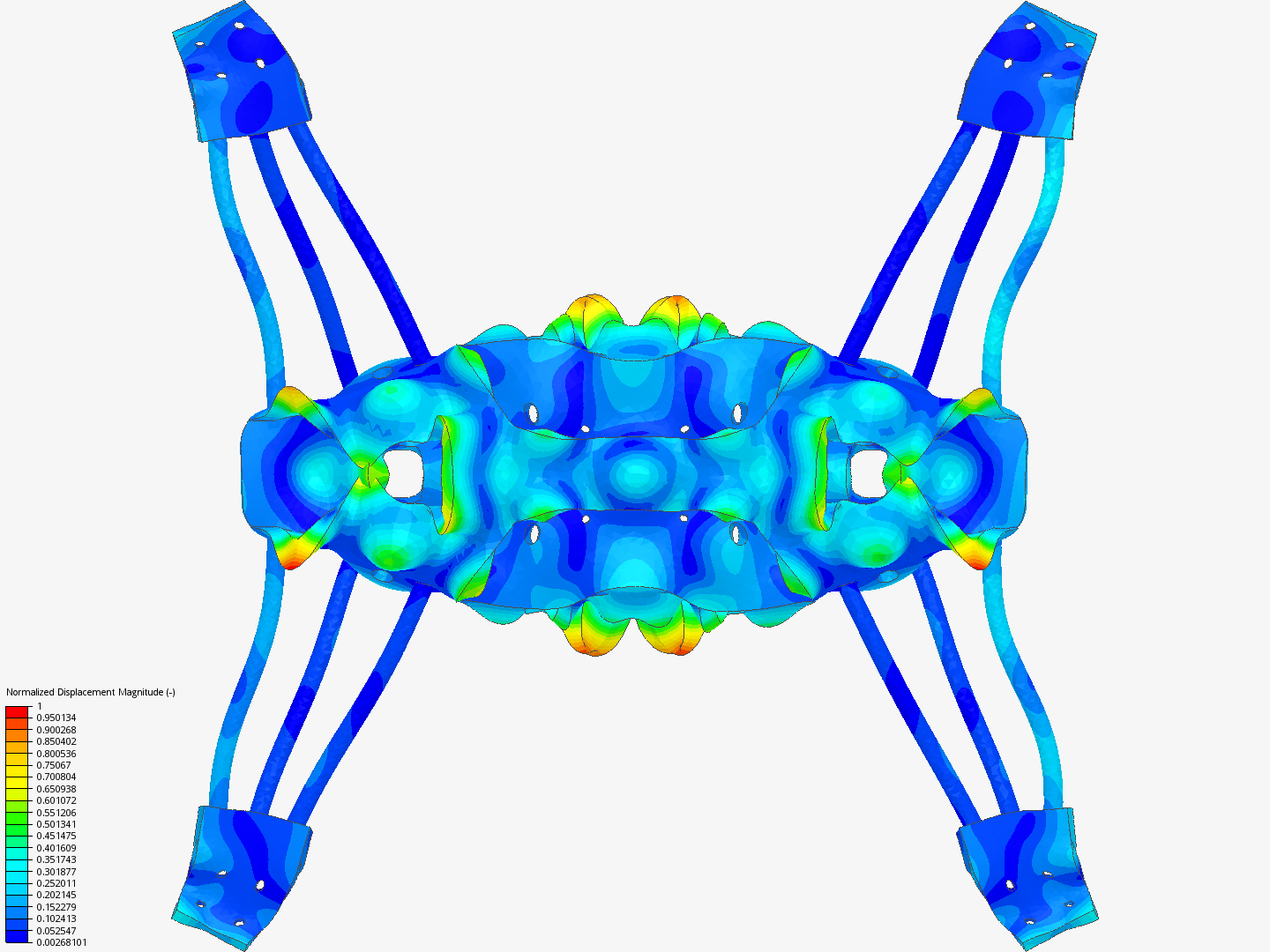Drone Modal Analysis by liamflanagan3 | SimScale