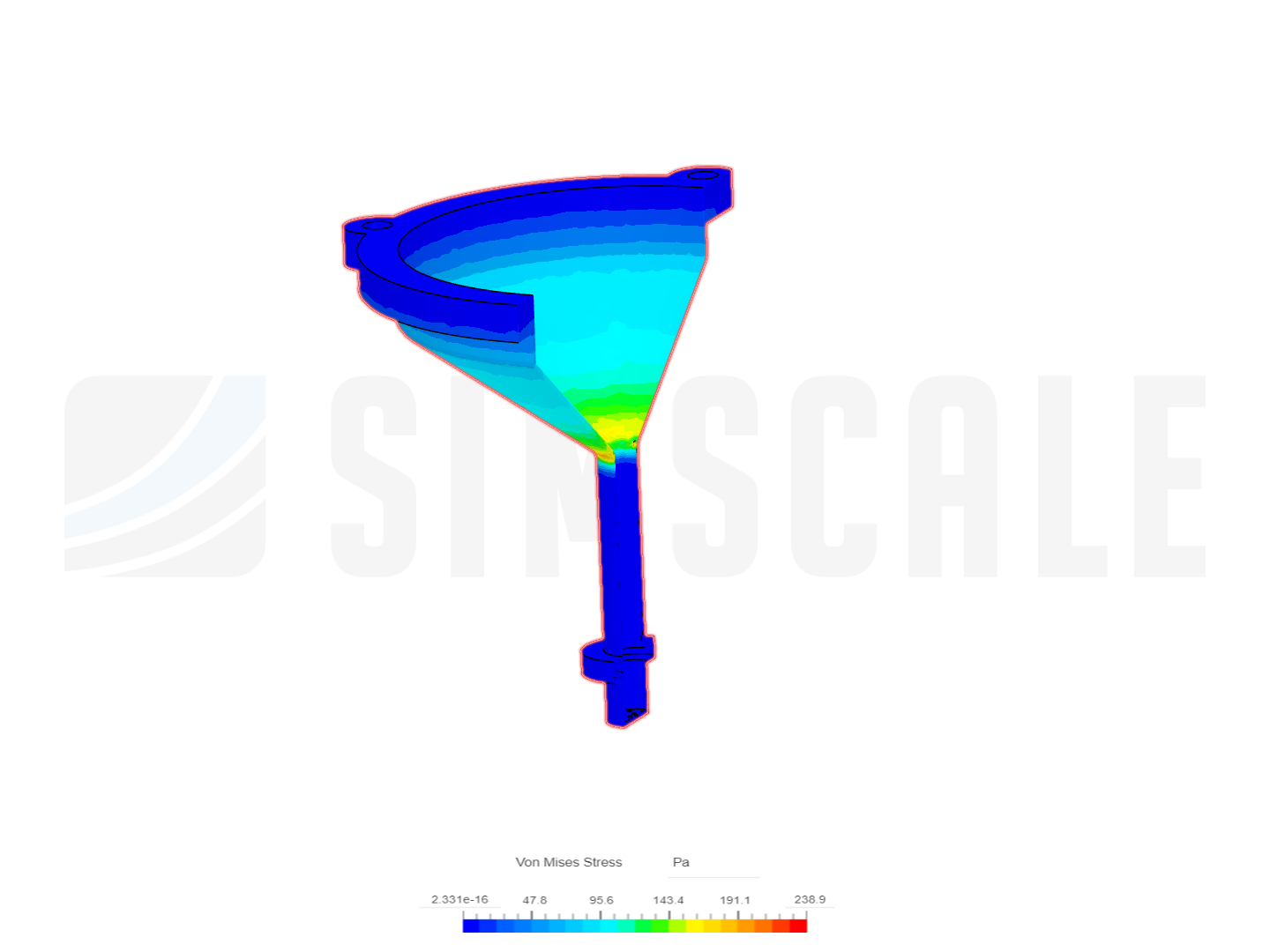 Modified Funnel Design by linguyen2356 | SimScale