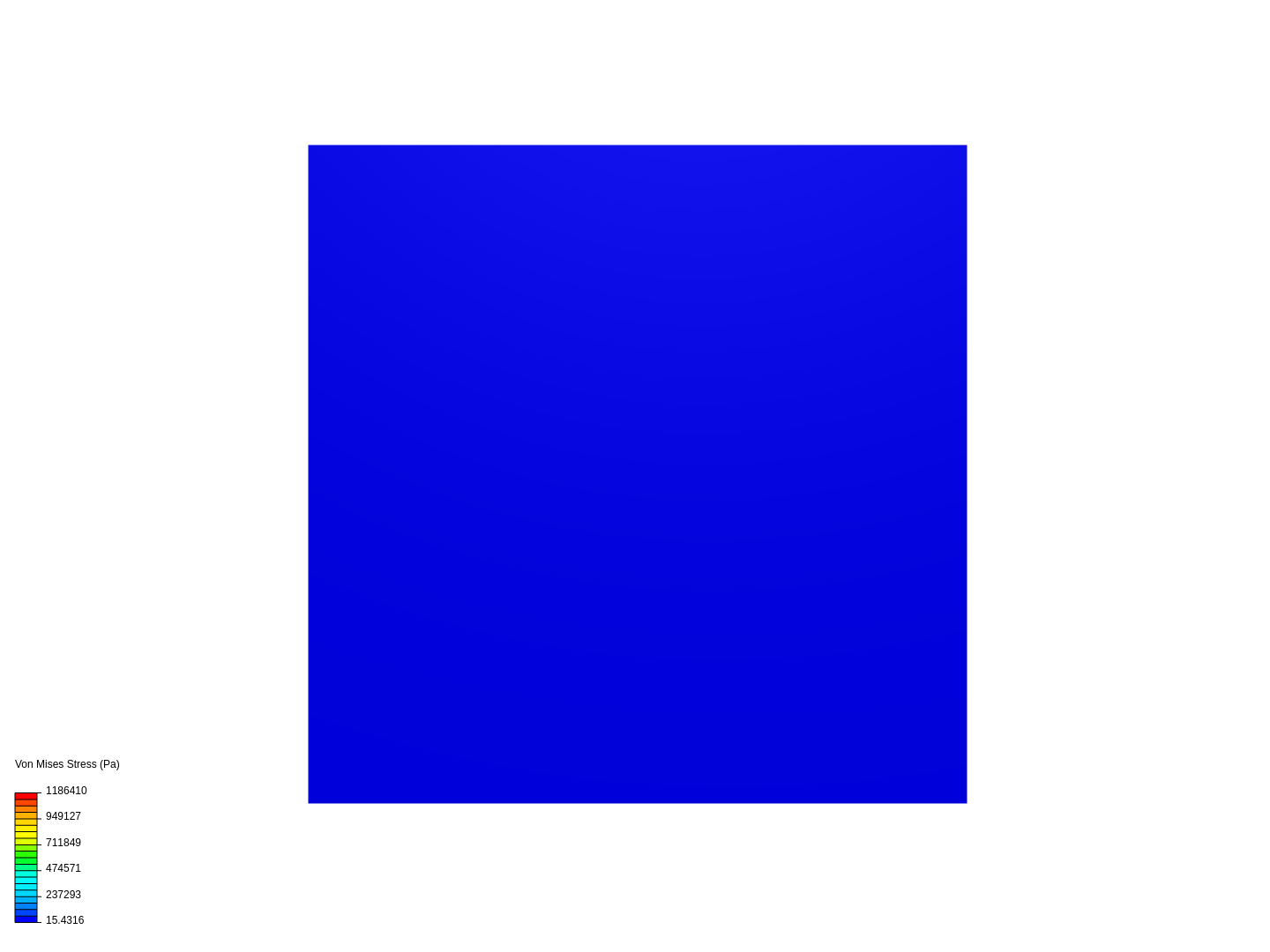 FEA -Composite plate of rubber and aluminium image