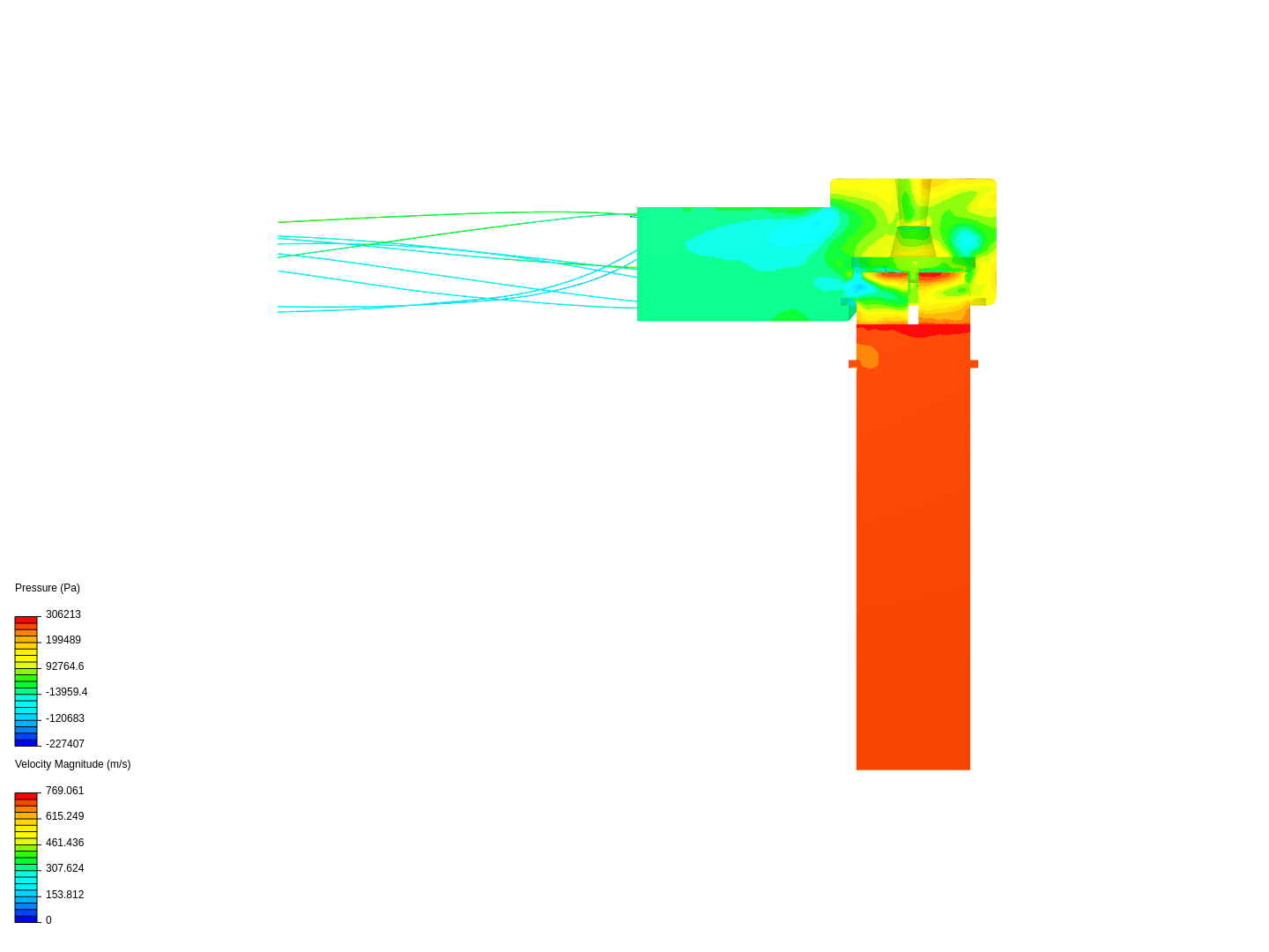 Gas through a valve image