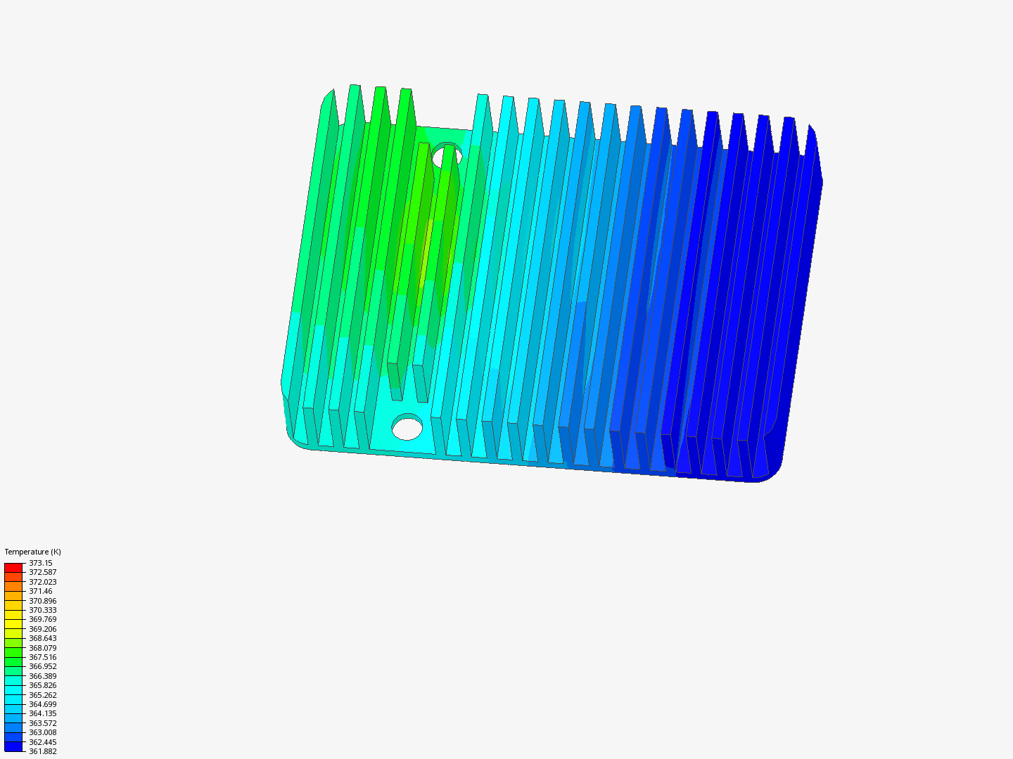 Heat Sink Fins by lucas535 SimScale