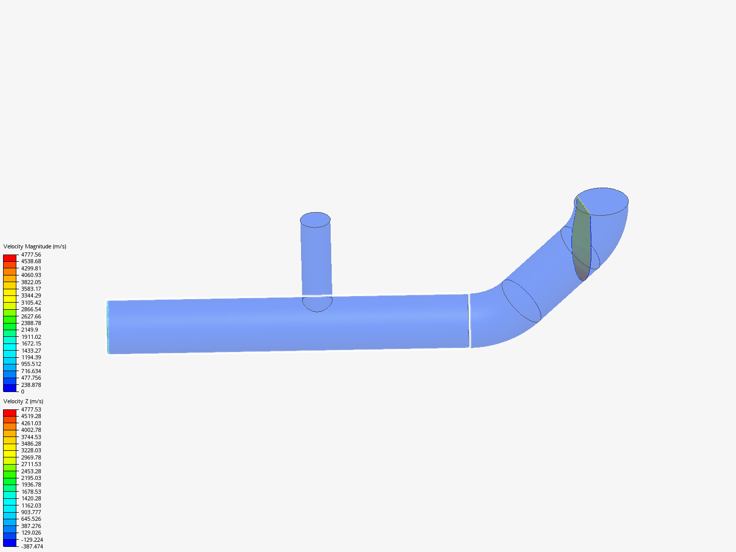 Tutorial 2: Pipe junction flow by lugamo | SimScale