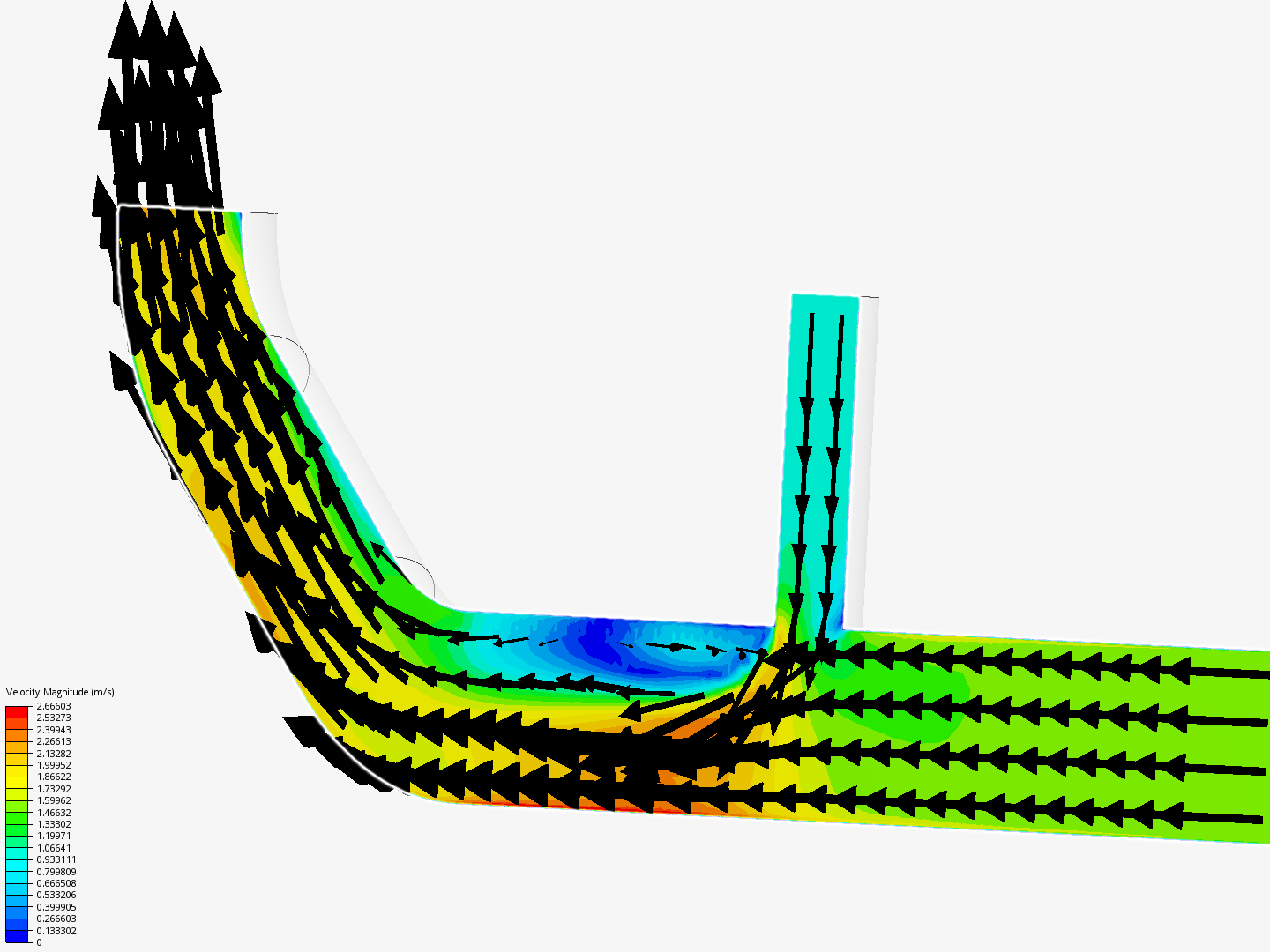 Tutorial 2: Pipe junction flow by lundengineering | SimScale