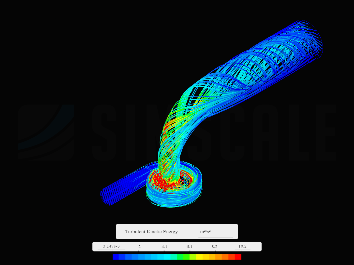Francis turbine CFD analysis image