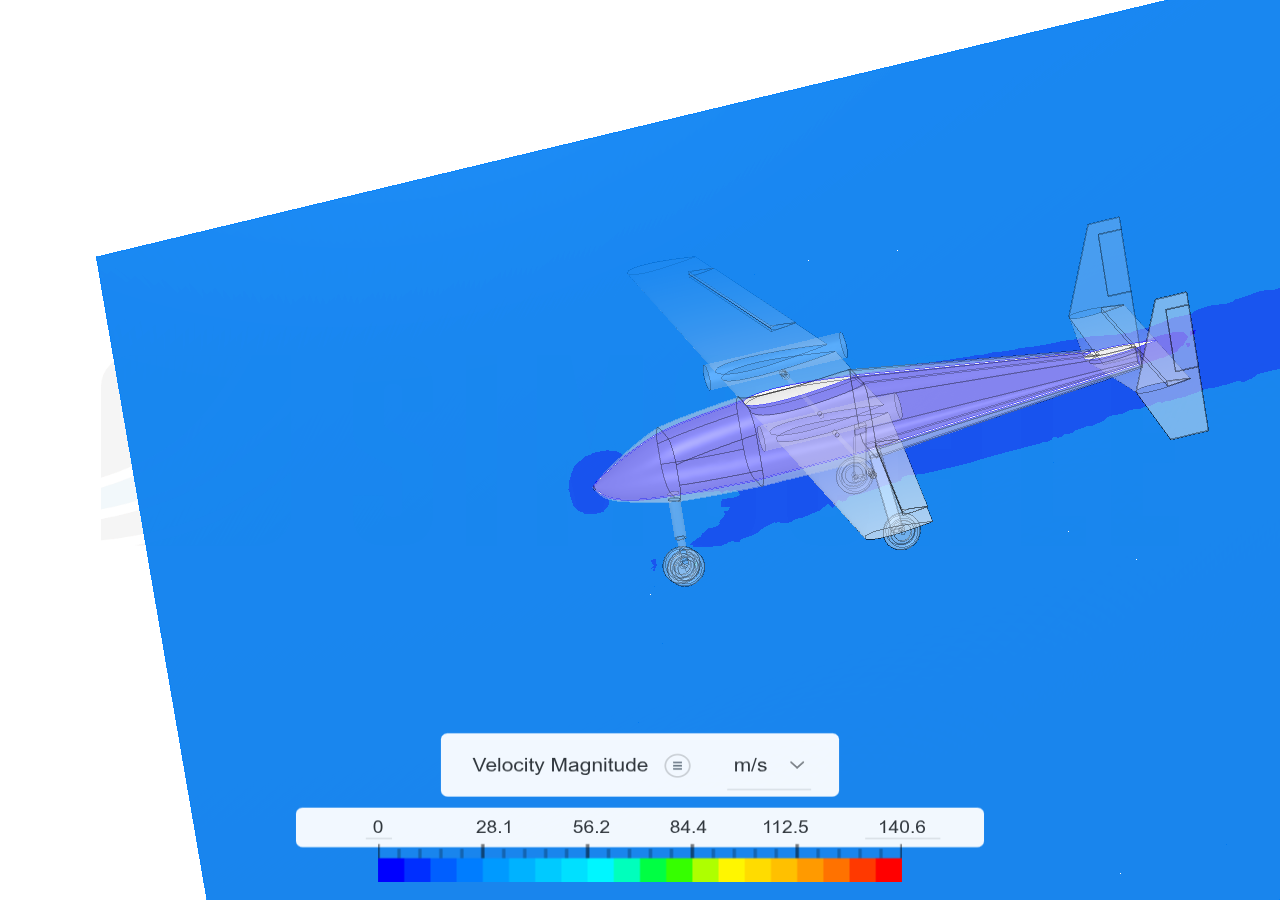Fixed-Wing Drone by marcellodrax | SimScale...
