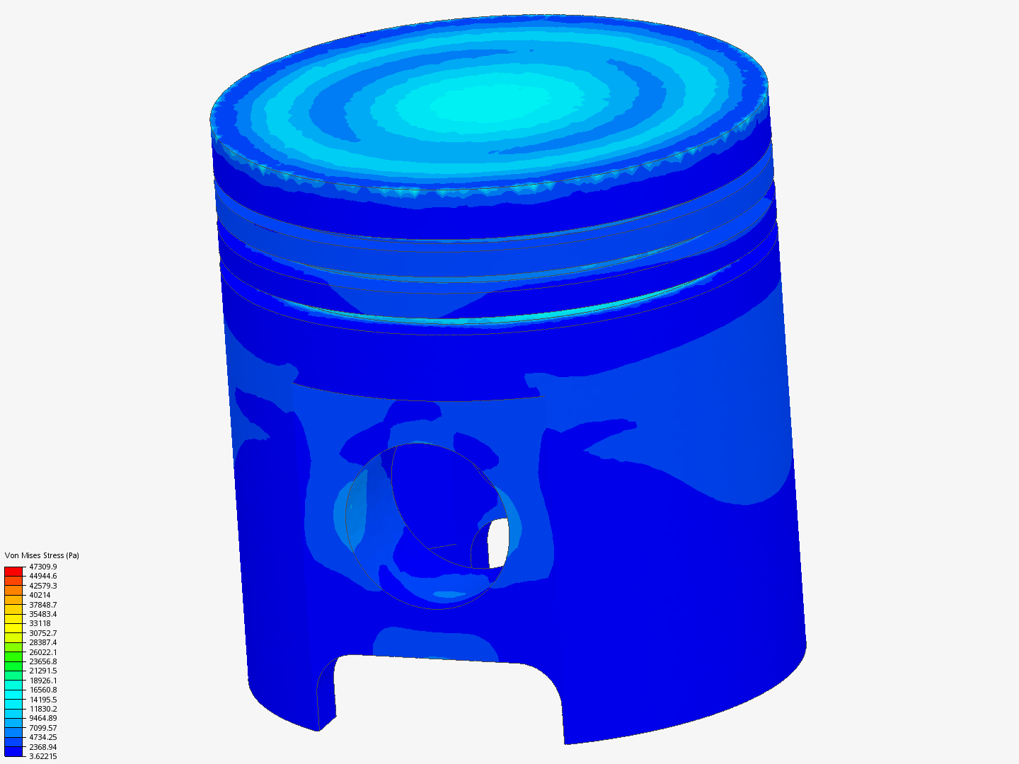 Advanced Tutorial: Thermomechanical Analysis of an Engine Piston - Copy image