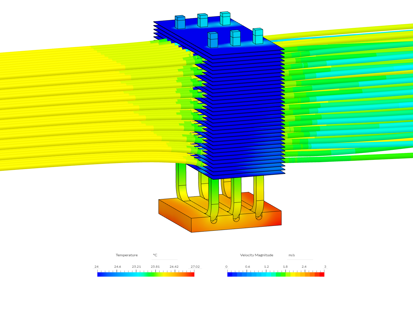 Heat Sink Analysis - with Heat Pipe image