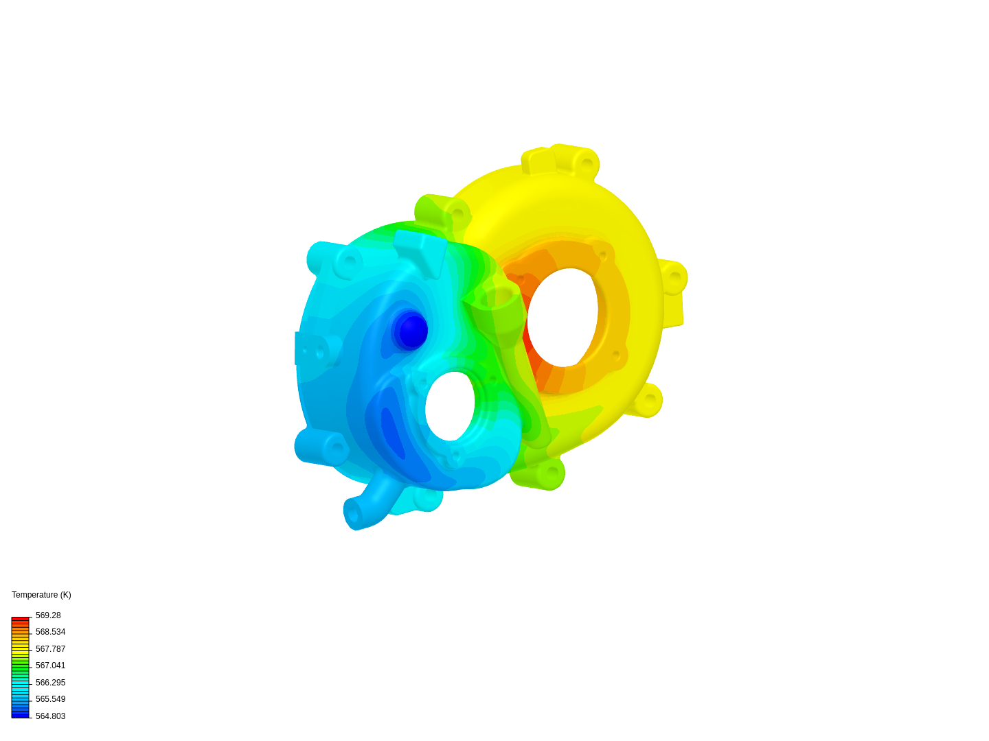 Tutorial 3: Thermal analysis of a differential casing by mbemis | SimScale