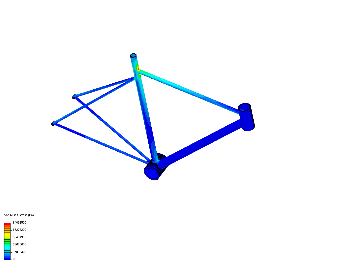 Stress Analysis Of A Bicycle Frame image