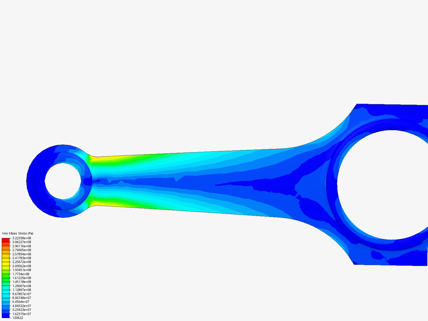 ANALYSIS 1 CONNECTING ROD Copy by mdimas_pratama SimScale