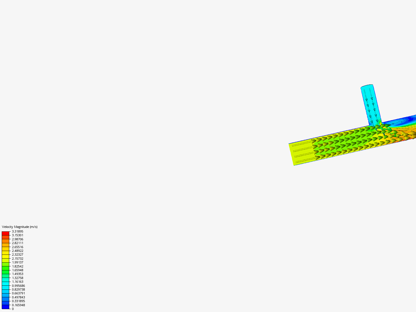 Tutorial 2: Pipe junction flow by melabbadi | SimScale