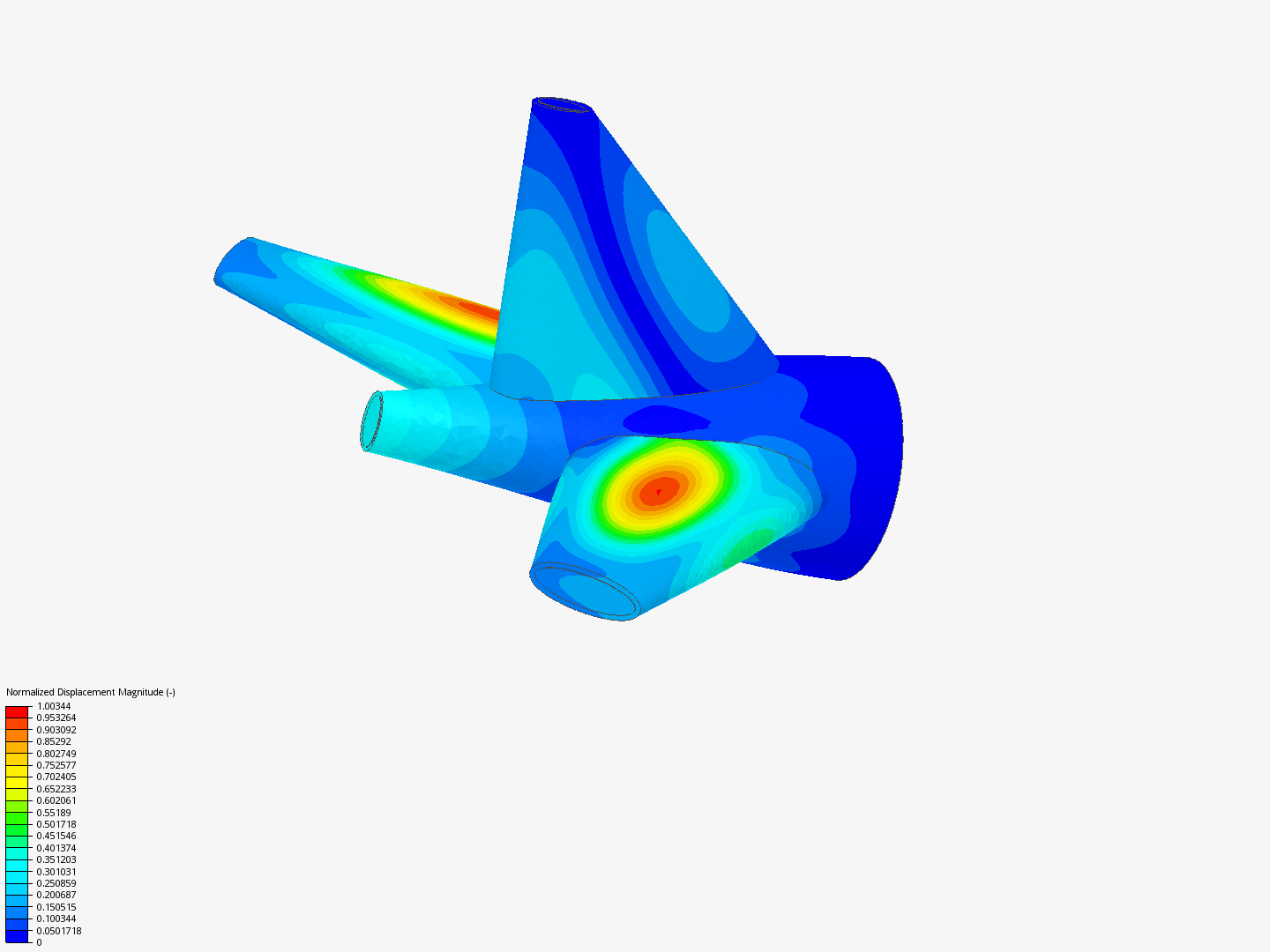 Vibration Analysis of a airplane wing image