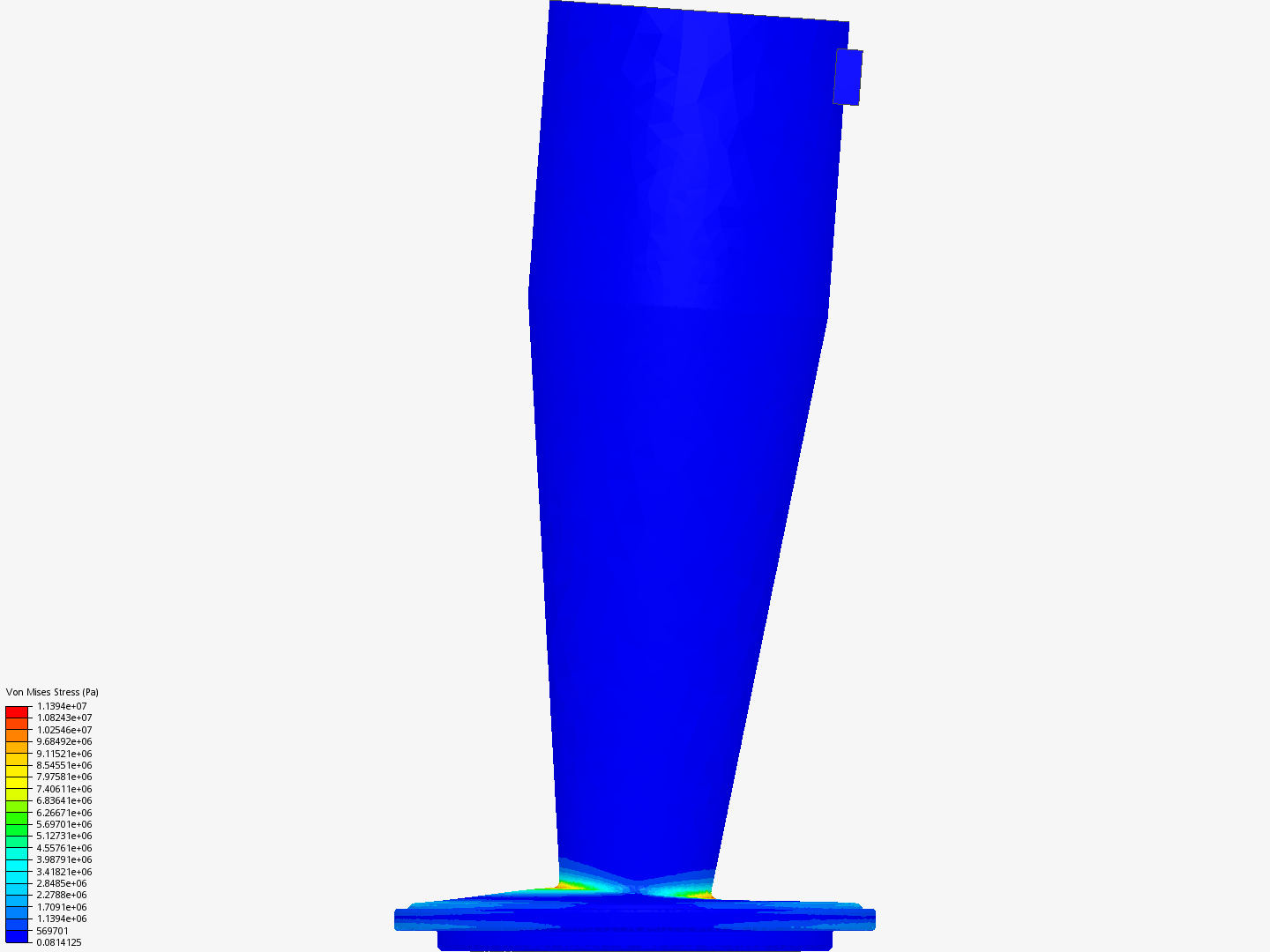 Cyclone Body for fea (4 deg., no supports, .125 wall) by ...