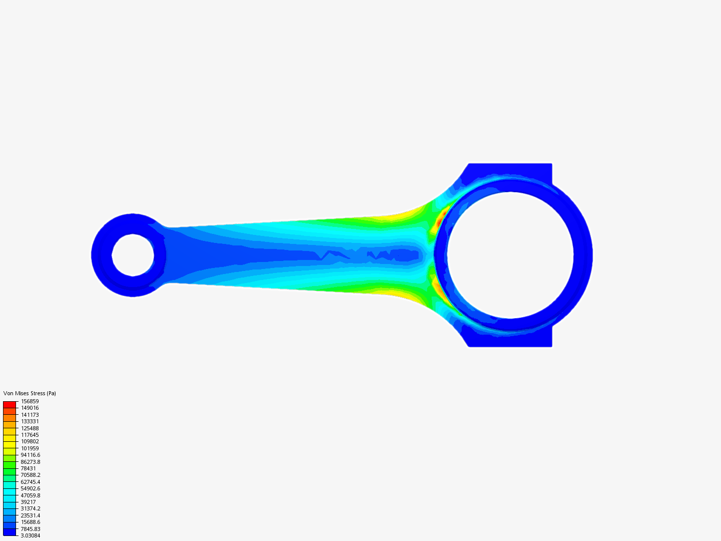 Tutorial 1: Connecting rod stress analysis - Copy image