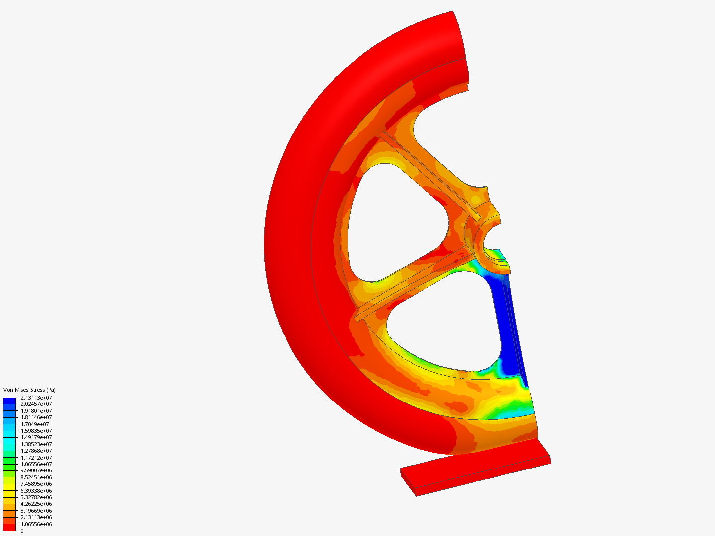 Tutorial: Nonlinear Analysis of a Wheel by mguillermo | SimScale