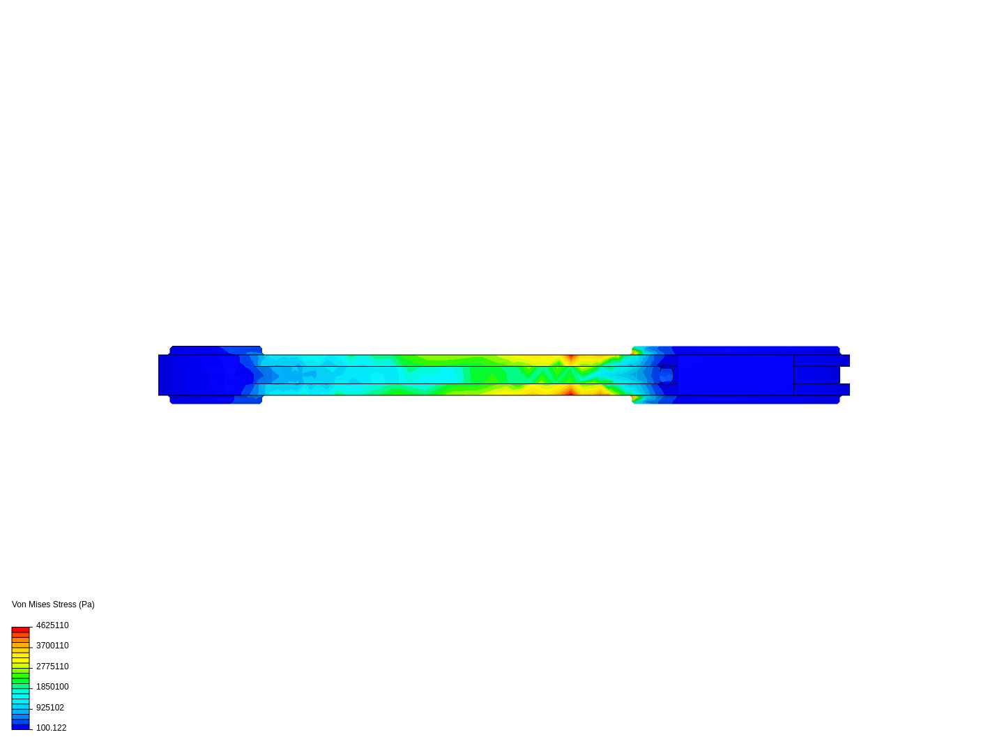 Tutorial 1: Connecting rod stress analysis by mj_eng | SimScale