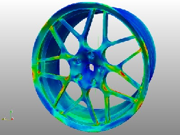 car wheel -static loading - Copy by mlilos | SimScale