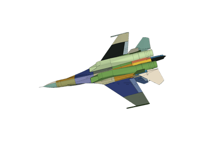 Su-30 bomber-interceptor russian aircraft image