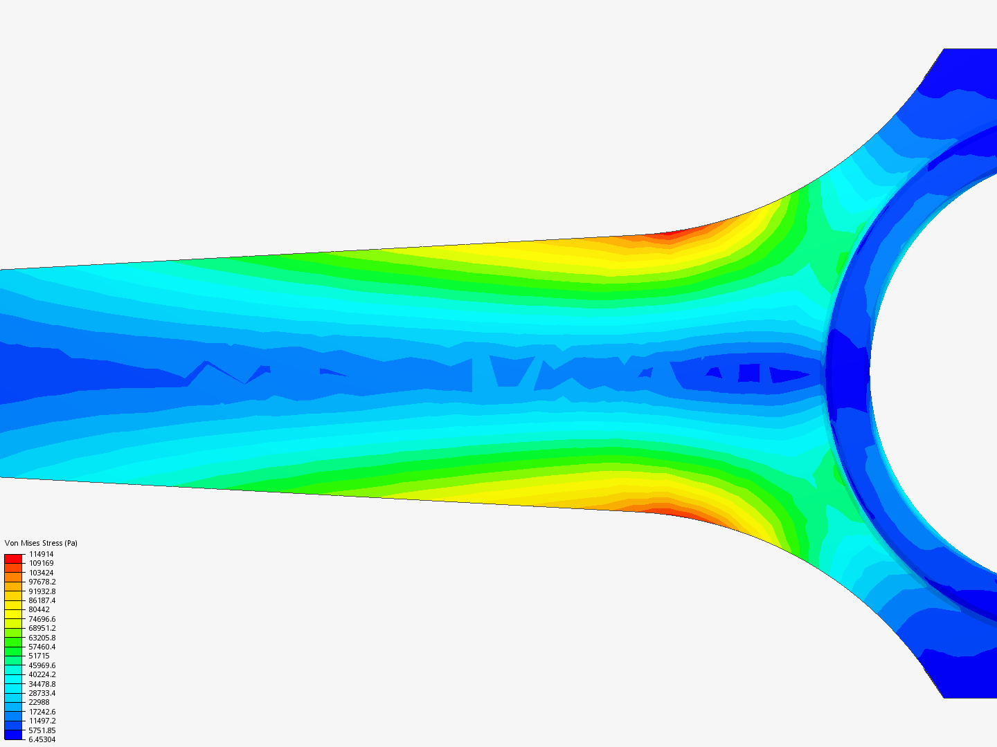 Tutorial 1 Connecting rod stress analysis by molonov SimScale