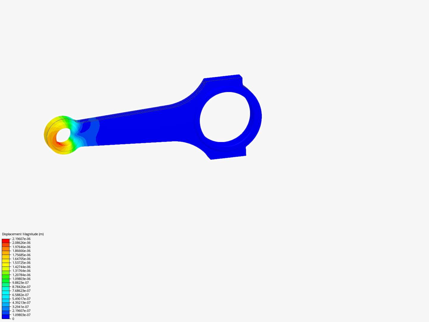 Tutorial 1: Connecting rod stress analysis by mscherl | SimScale