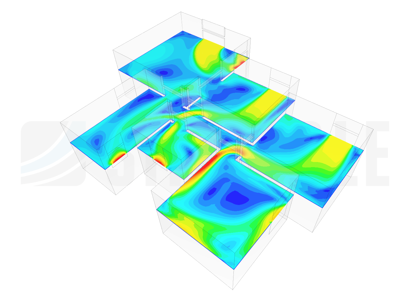 Ventilation + Malqaf Stack Effect Simulation image