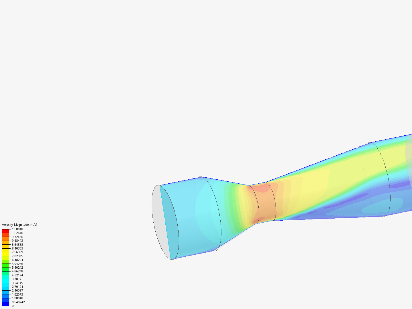Venturi Meter (MatE 107) - Copy by nana_pirin | SimScale