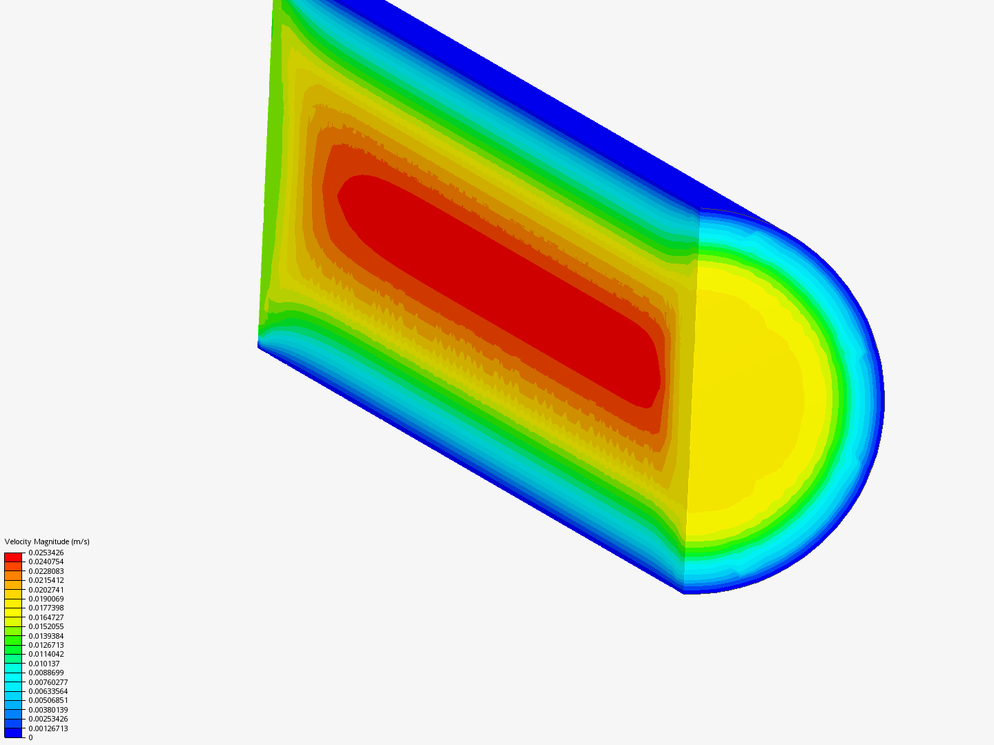 Laminar flow in a pipe image