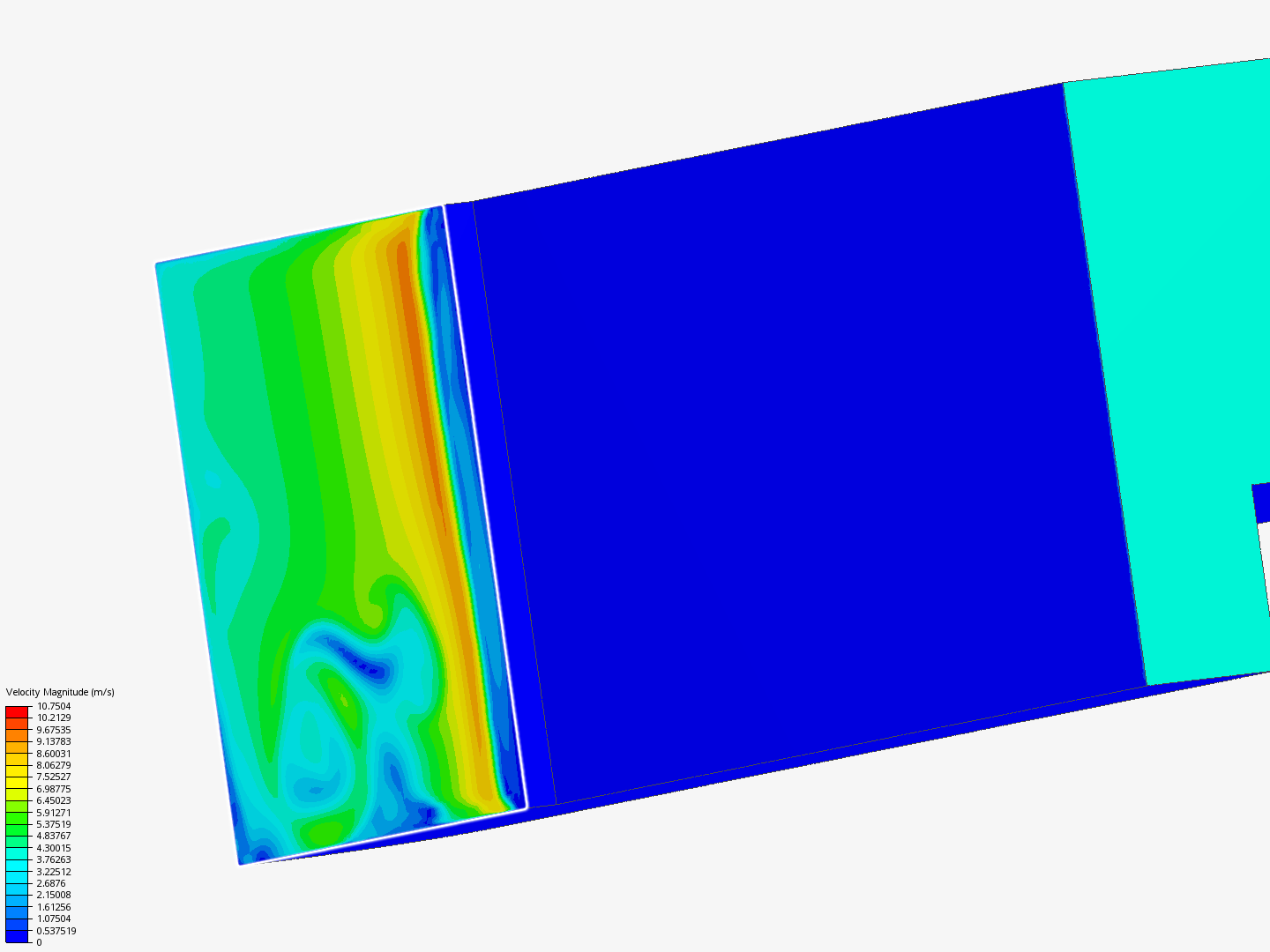 Fluid Flow for Project C Battery Box Finer Mesh image