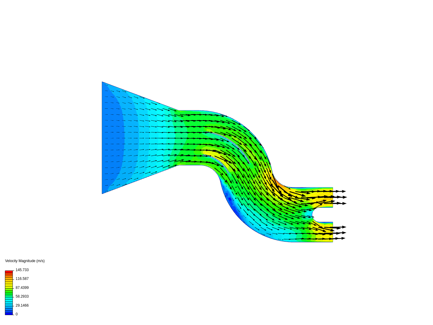 Flow Analysis of an Intake manifold by nhsakil1 | SimScale