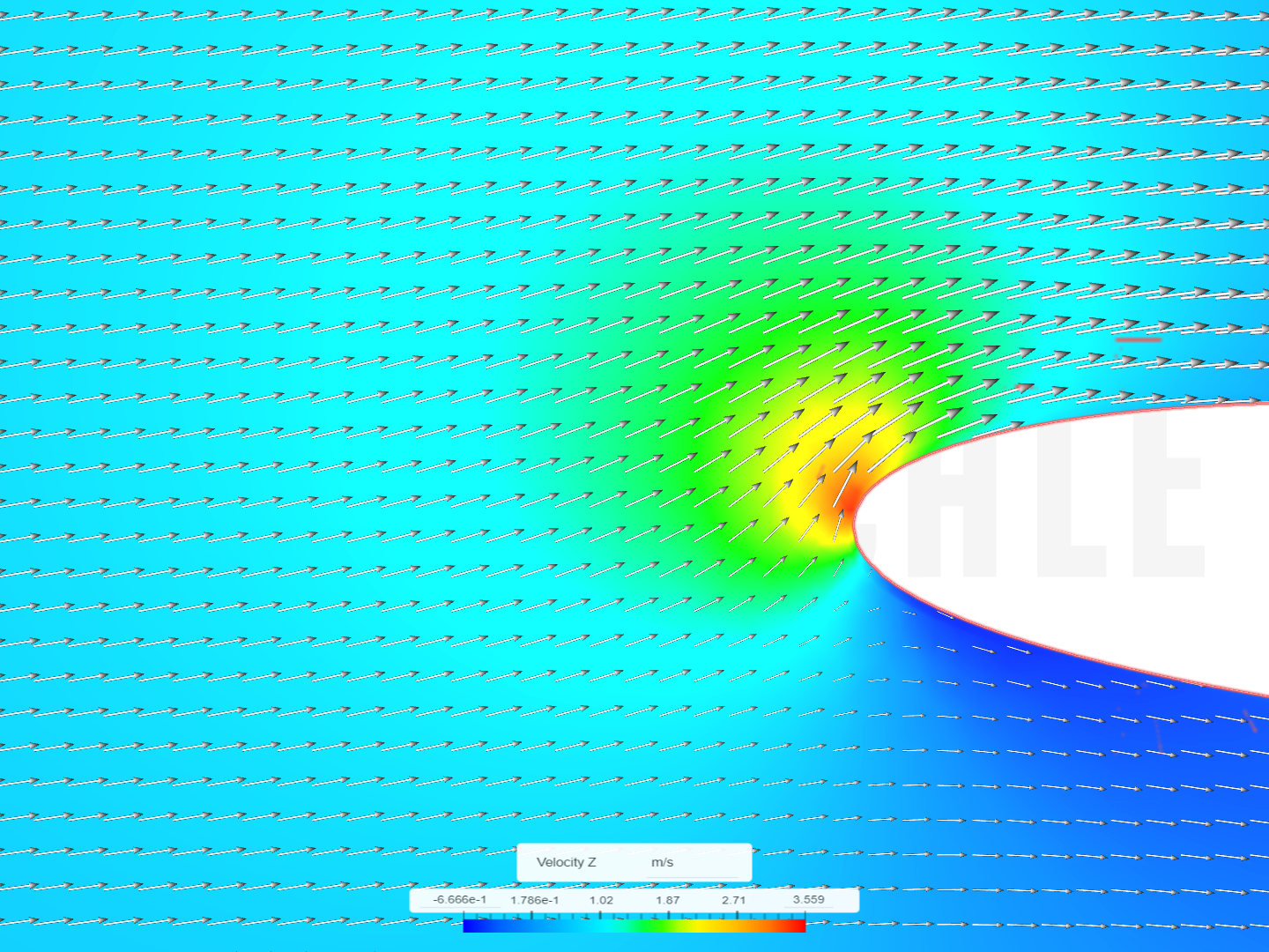 Hydrofoil Simulation - Own Mesh image
