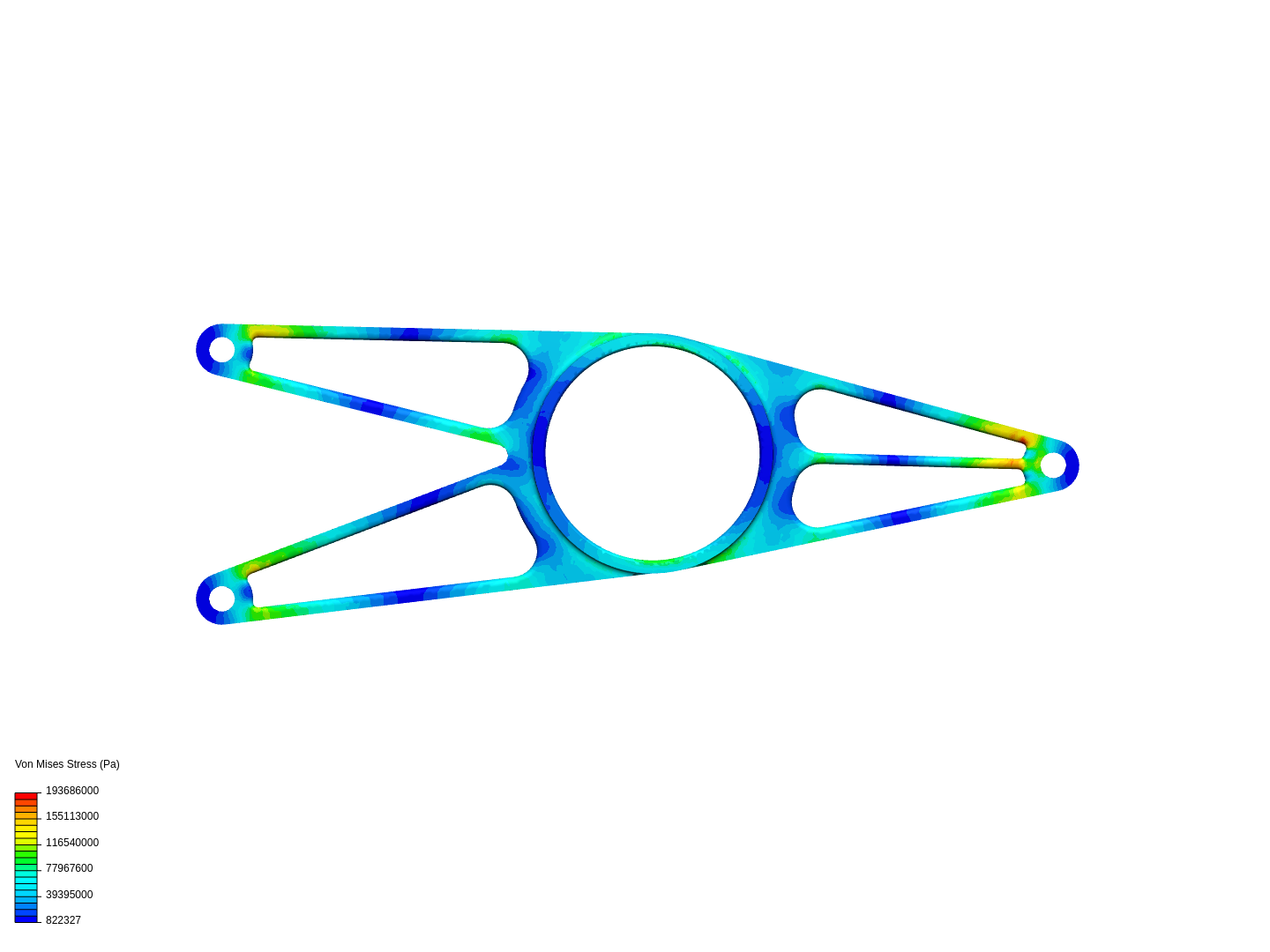 Differential Mount Static FEA image